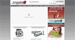 Desktop Screenshot of impression-jetprint.com